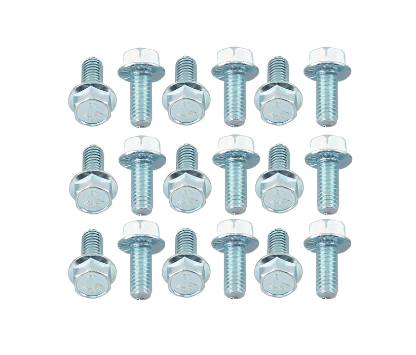 Mr Gasket 6086MRG Oil Pan Bolt Kit; 2 pc. 1/4 in.-20 x 0.5 in.; 20 pc. 5/16 in.-18 x 0.75 in.;
