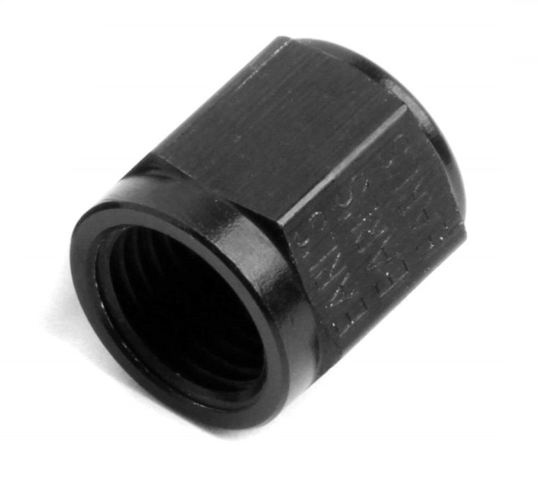 NOS/Nitrous Oxide System 17554NOS Pipe Fitting Tube Nut; -4AN; 1/4 in. Tube; Black; Aluminum;