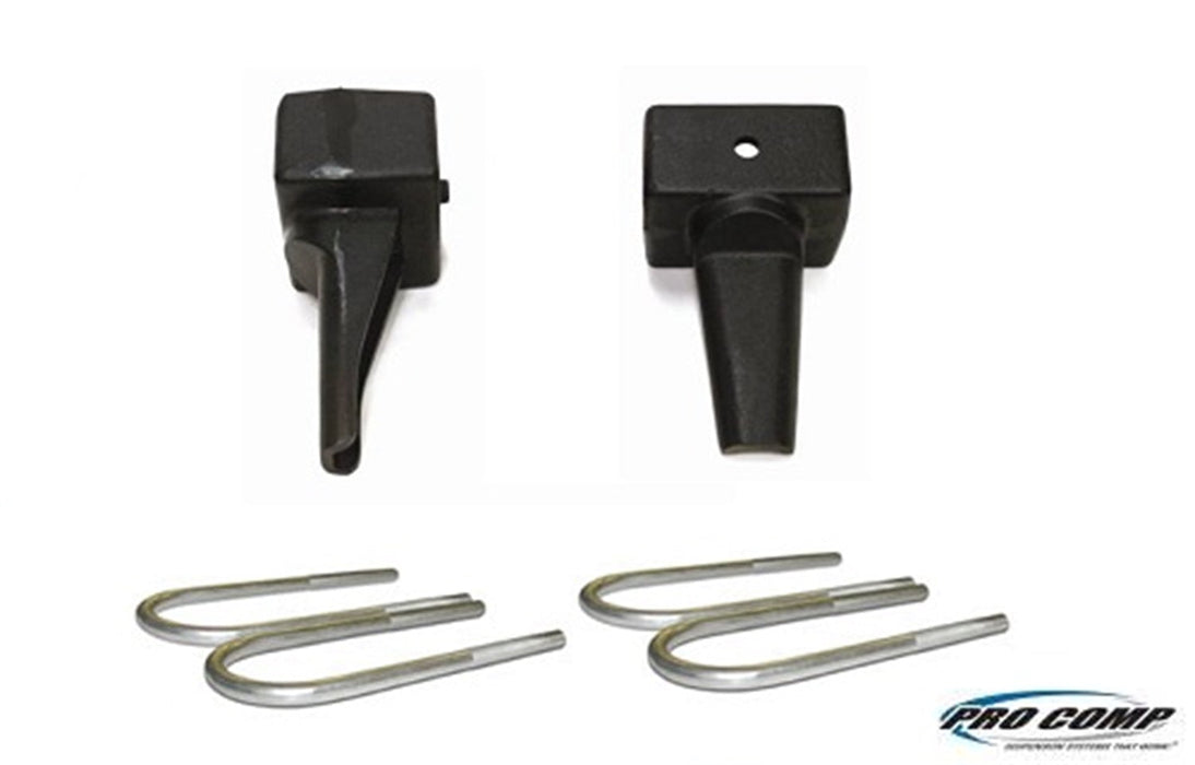 Pro Comp Suspension 58252 K2500 Pickup 2.5 Inch Rear Lift Block W/U Bolt Kit Pro Comp Suspension