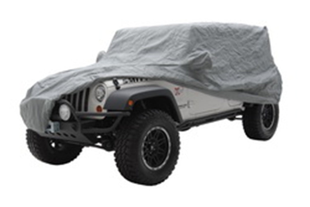 Smittybilt 830 Complete Car Cover 07-18 Wrangler And Rubicon 2 DR Gray W/Storage Bag Smittybilt