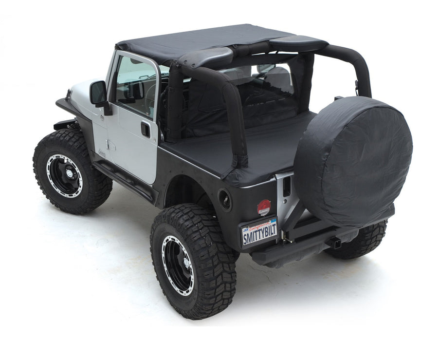 Smittybilt 90701 Standard Soft Top 76-86 Jeep CJ7 Vinyl Black Smittybilt