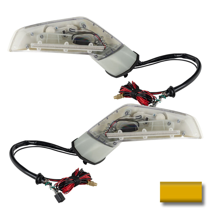 Oracle Lighting 3902-504-G8A-G XM Concept Side Mirrors, Ghosted, Velocity Yellow (G8A)
