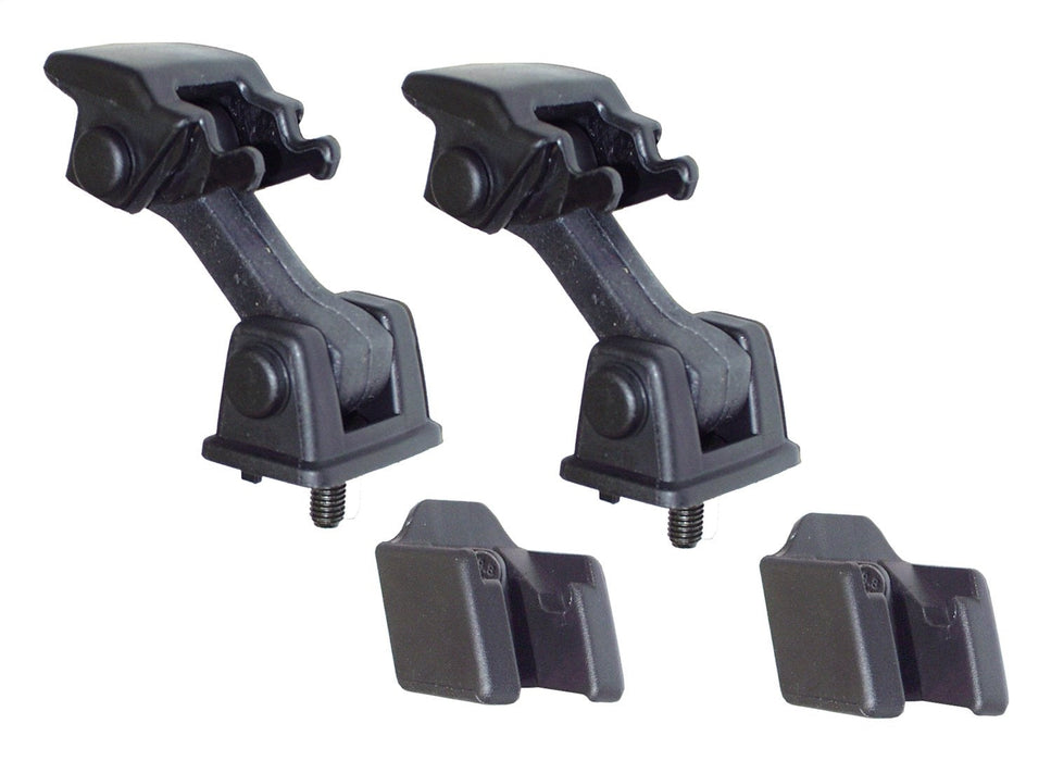 Crown Automotive Jeep Replacement 55176636K2 Hood Catch Kit; Incl. 2 Catches/2 Brackets;