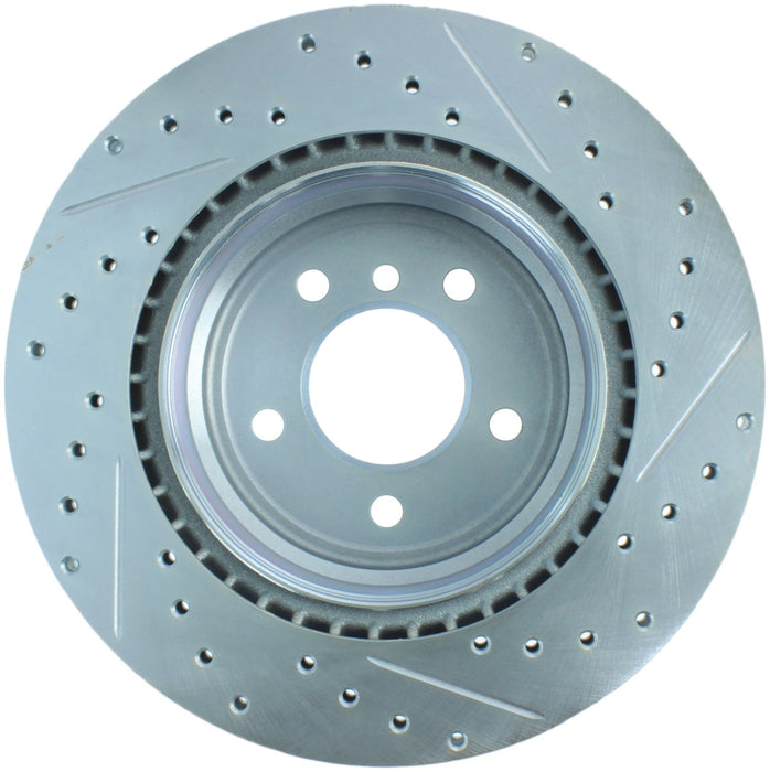 StopTech 227.34080R StopTech Select Sport Drilled and Slotted Brake Rotor; Rear Right