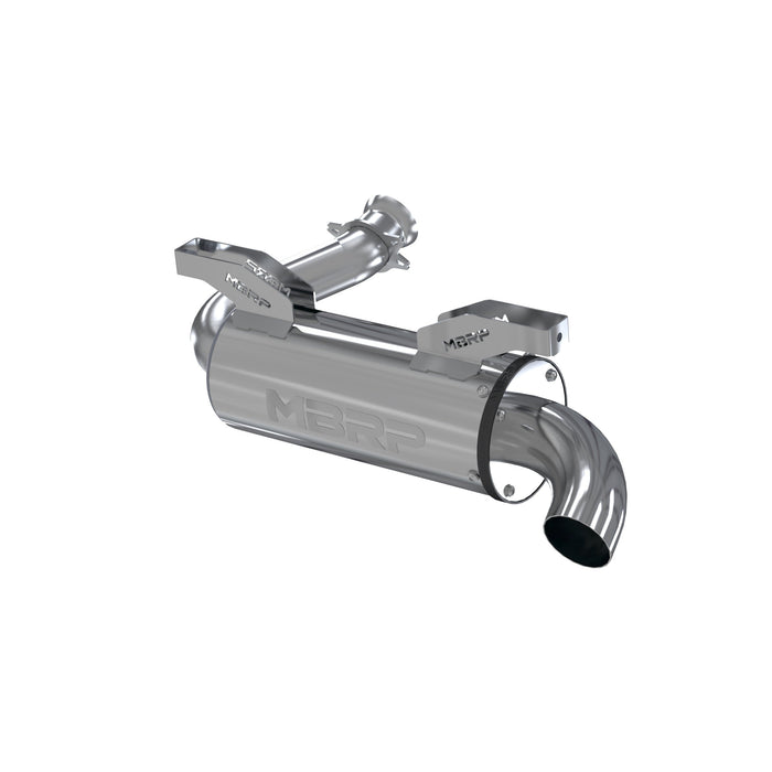 MBRP Exhaust AT-9801PT MBRP Performance Series CFMOTO 5" Single Slip-on Muffler.