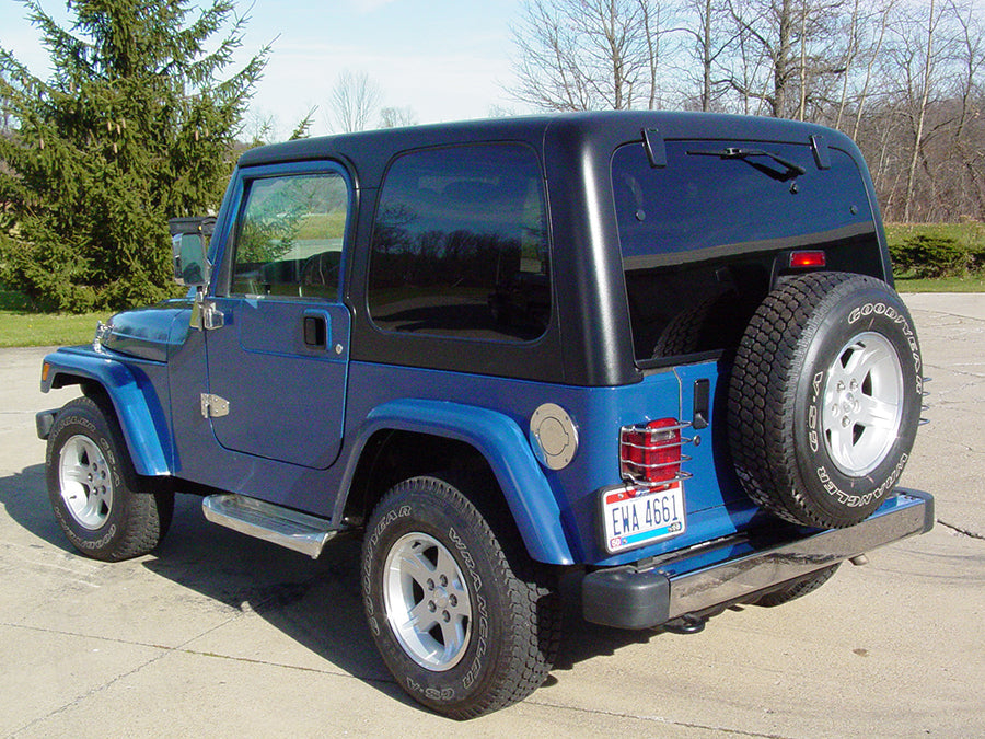 Kentrol 30487 Jeep TJ 50 Inch Rear Bumper 97-06 Wrangler TJ Polished Silver Kentrol