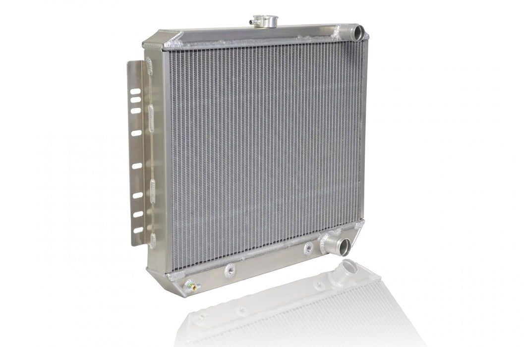 Be Cool 62267 Downflow Radiator Factory-Fit Natural Finish for 64-65 Pontiac GTO/LeMans/Tempest w/Auto Trans 25 Inch W x 22 Inch H Be Cool Radiator