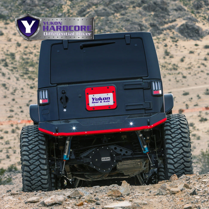 Yukon Gear YHCC-D44JL-REAR Yukon Hardcore Rear Nodular Iron Cover for Jeep Wrangler JL Dana 44 Rear