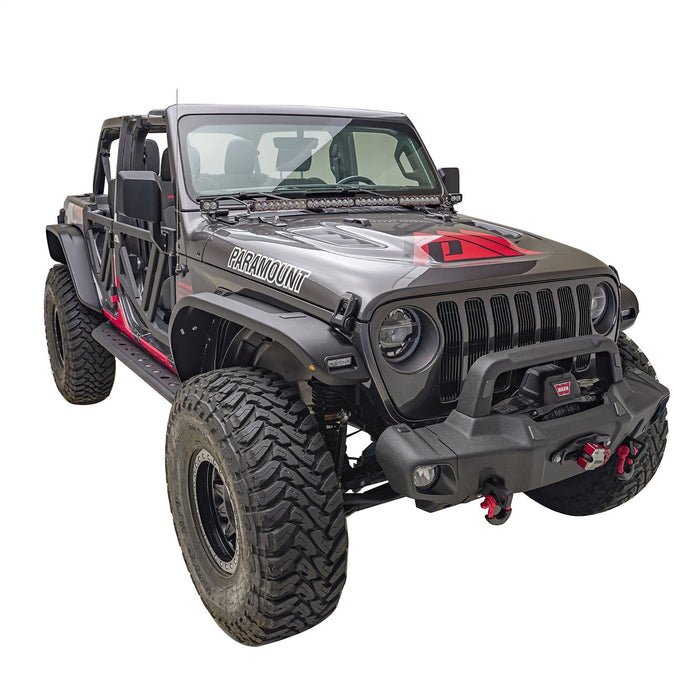 Paramount Automotive 81-21104 Hydro Fender Flares; Front;