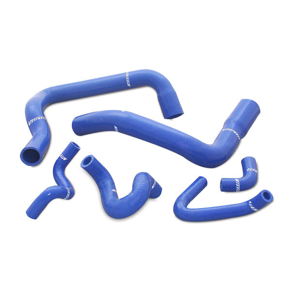 Mishimoto MMHOSE-MUS-86BL Ford Mustang GT/Cobra Silicone Radiator Hose Kit,1986-1993, Blue