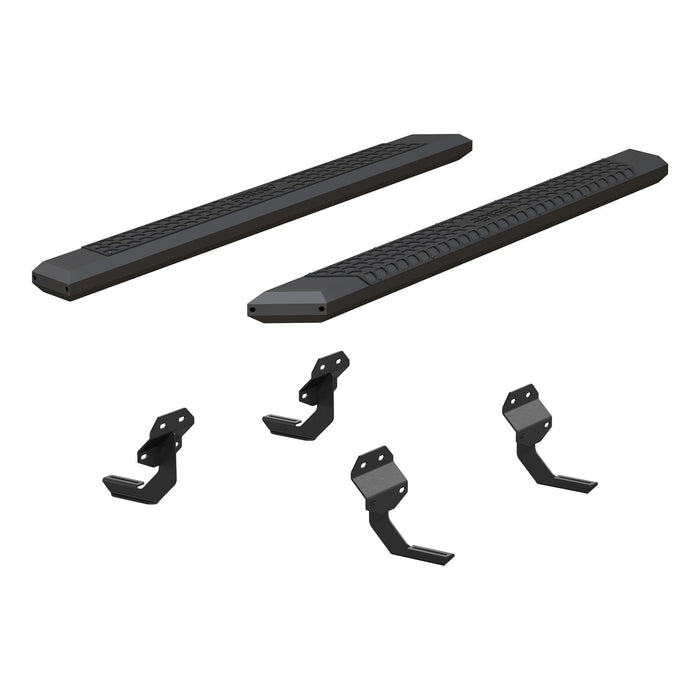 ARIES 2556012 AdvantEDGE 5-1/2in. x 75in. Black Aluminum Side Bars; Select Ford F150; F250; F3