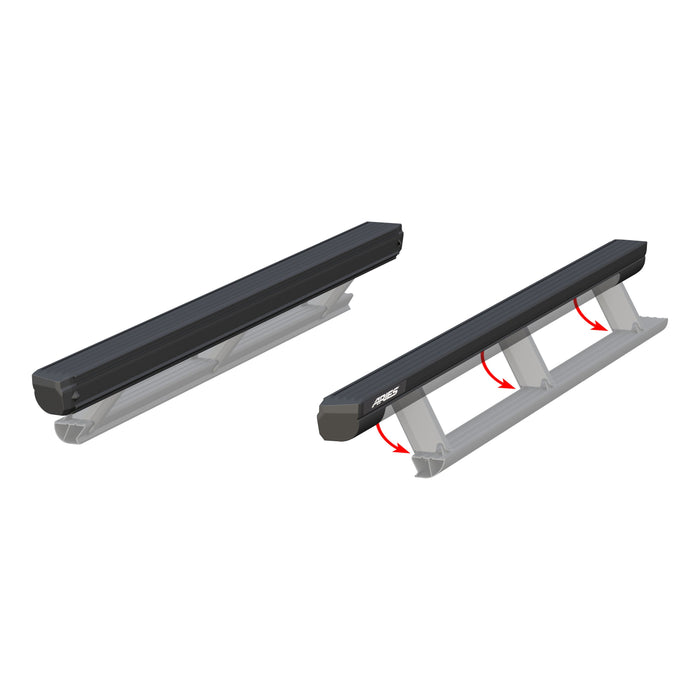 ARIES 3025183 ActionTrac 87.6in. Powered Running Boards (No Brackets)