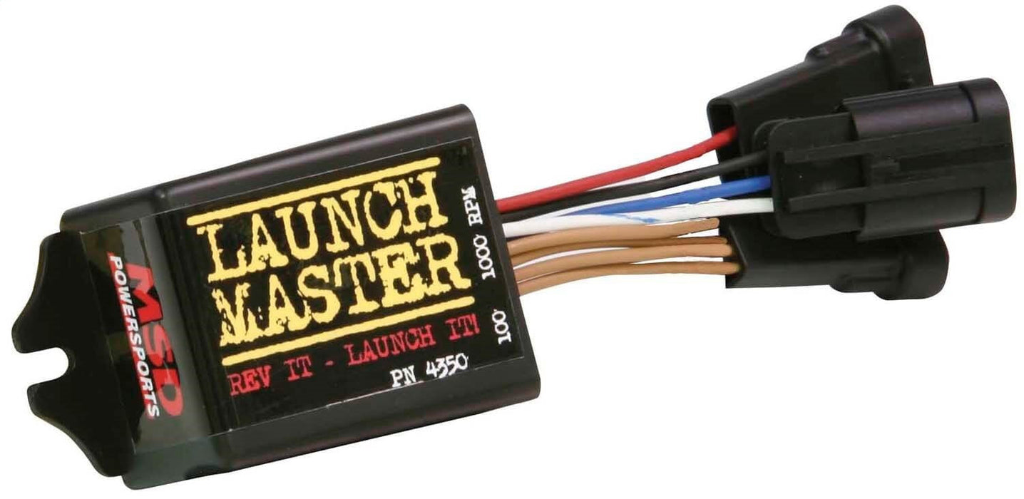 MSD 4350 Launchmaster RPM Limiter; For Coil-On Plug Engines Except Harley Davidson;