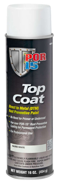POR-15 46818 Top Coat Paint White