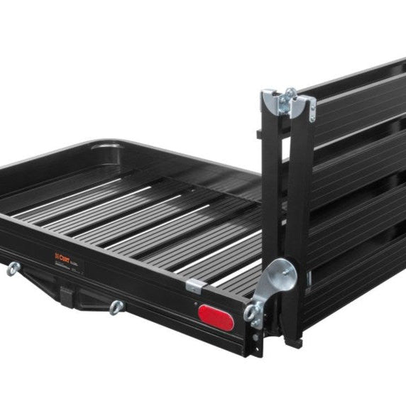 CURT (18112): Trailer Hitch Cargo Carrier with Double-Folding Ramp