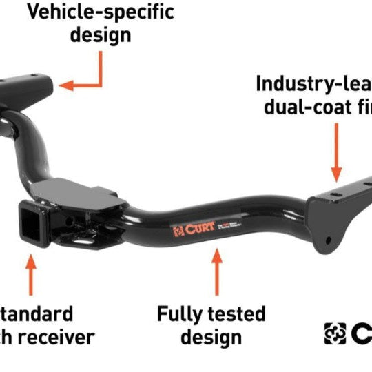 CURT (13473): First-to-Market Class 3 Trailer Hitch for 2021 Hyundai and Kia SUVs