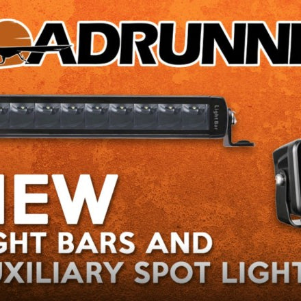 Race Sport Lighting: RoadRunner Series Light Bars and Auxiliary Spotlights