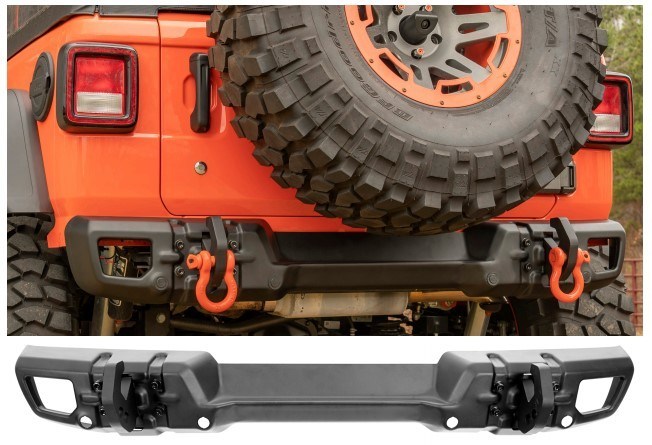 Rugged Ridge (11549.17): Arcus Rear Bumper for Wrangler JL