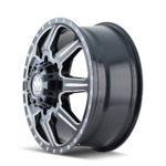 MAYHEM 8101-2881MF116 MONSTIR (8101) FRONT BLACK/MILLED SPOKES 20X8.25 8-165.1 127MM 116.7MM