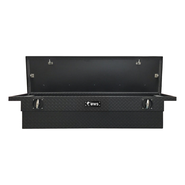 UWS EC10033 Matte Black Aluminum 72in. Secure Lock Tool Box with Low Profile (Heavy Packagin