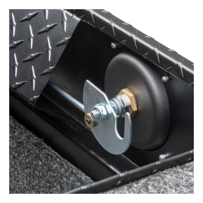 UWS EC10033 Matte Black Aluminum 72in. Secure Lock Tool Box with Low Profile (Heavy Packagin