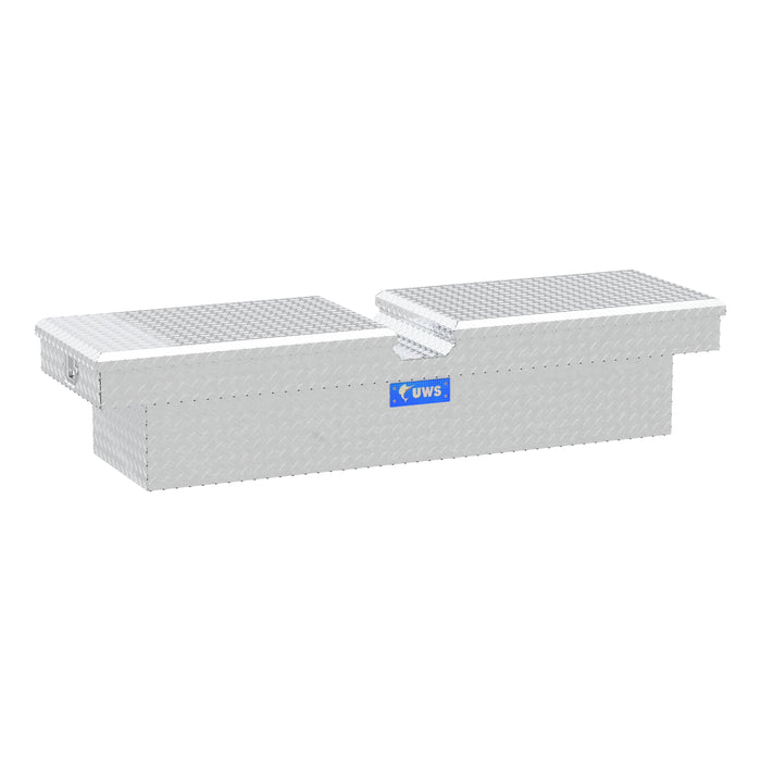 UWS TB-69 Bright Aluminum 69in. Gull Wing Crossover Truck Tool Box (LTL Shipping Only)