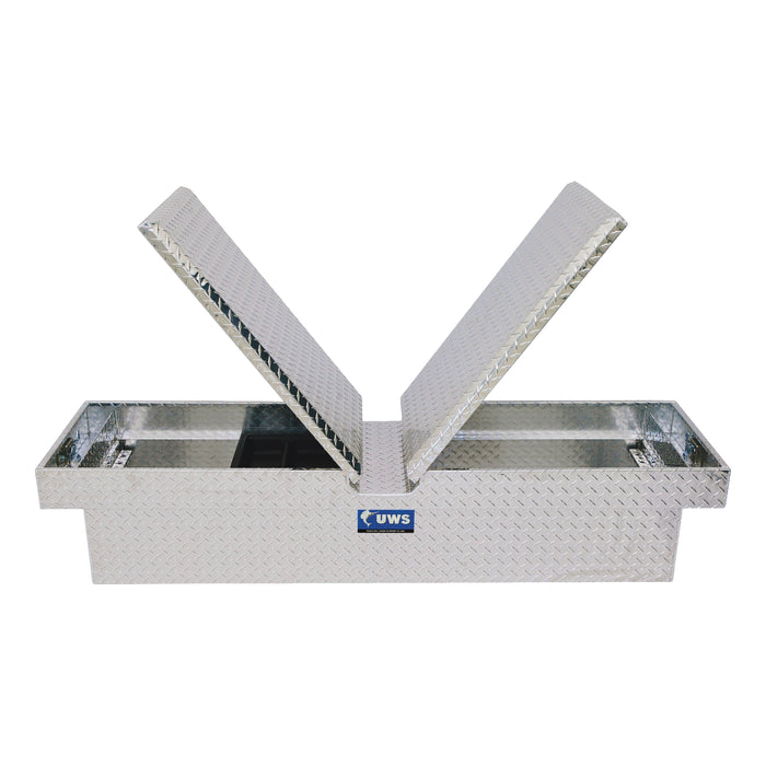 UWS TB-69 Bright Aluminum 69in. Gull Wing Crossover Truck Tool Box (LTL Shipping Only)