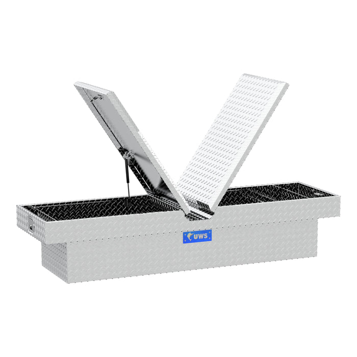 UWS TB-69 Bright Aluminum 69in. Gull Wing Crossover Truck Tool Box (LTL Shipping Only)