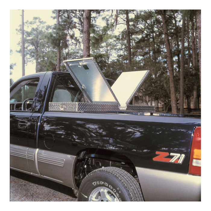 UWS TB-69 Bright Aluminum 69in. Gull Wing Crossover Truck Tool Box (LTL Shipping Only)