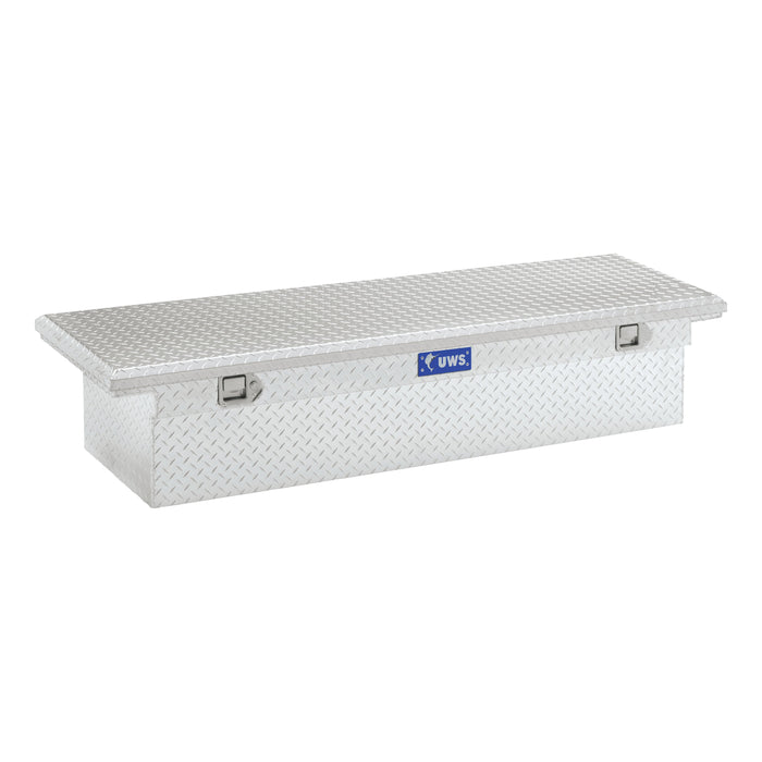 UWS TBS-60-LP Bright Aluminum 60in. Crossover Truck Tool Box; Low Profile (LTL Shipping Only)