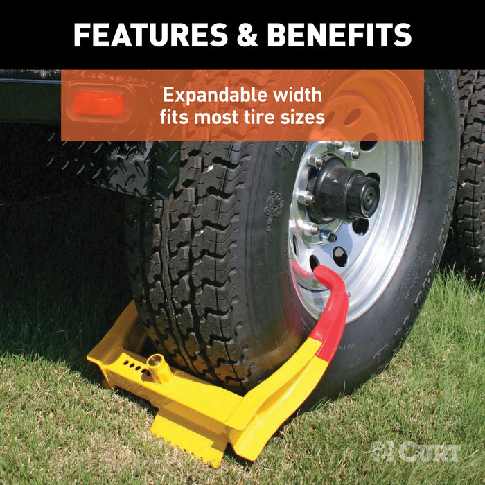 CURT 23175 CURT 23175 Adjustable Trailer Wheel Lock