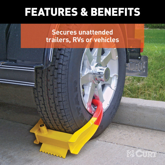 CURT 23175 CURT 23175 Adjustable Trailer Wheel Lock