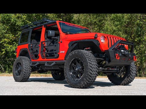 Rough Country 10617 Jeep Steel Tube Doors Front 18-20 JL/ 20 Gladiator Rough Country