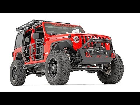 Rough Country 10617 Jeep Steel Tube Doors Front 18-20 JL/ 20 Gladiator Rough Country