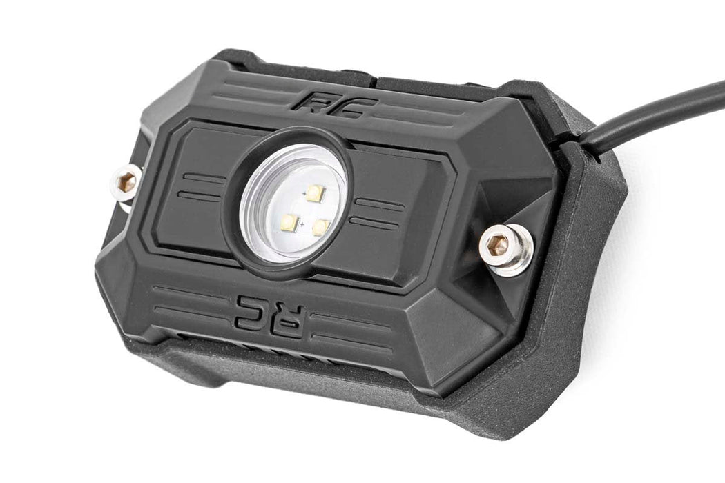 Rough Country 70980 Deluxe LED Rock Light Kit 4 Pods Rough Country