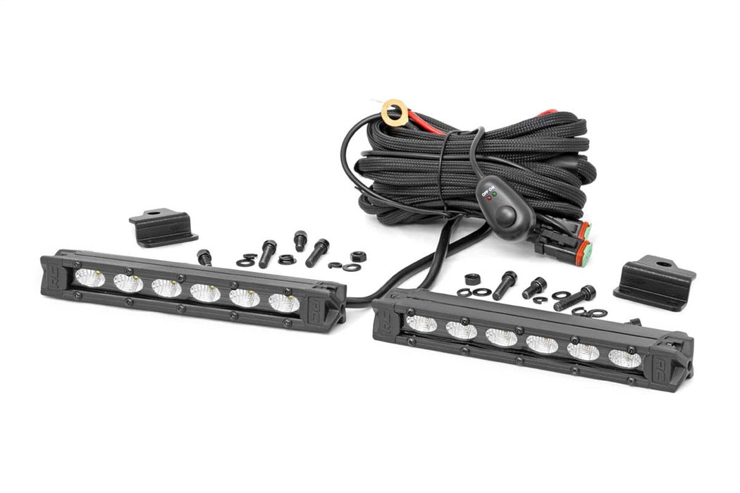 Rough Country 92016 Honda Dual 6 Inch Slimline LED Bumper Kit 19-20 Foreman Rough Country