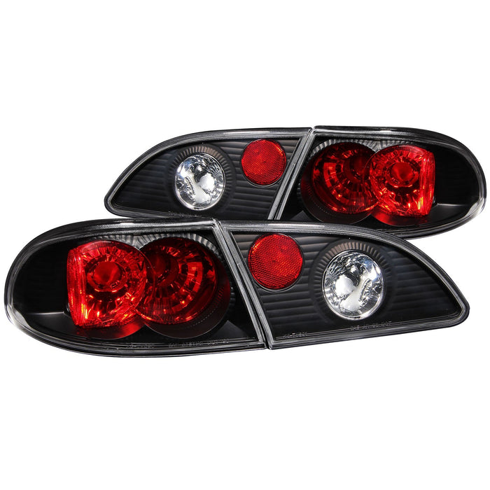 Anzo USA 221115 Tail Light Assembly; Clear Lens; Black Housing; Pair;