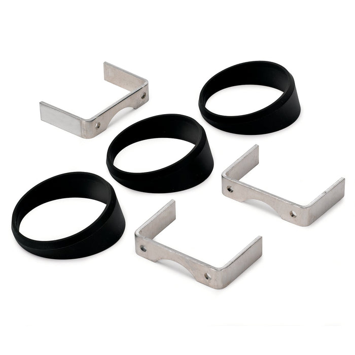 AutoMeter 3244 GAUGE MOUNT; ANGLE RINGS; 3 PCS.; BLACK; FOR 2 5/8in. GAUGES