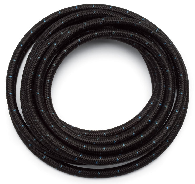 Russell 632013 ProClassic Hose; -04AN; 6 ft. Roll; Max psi 350; Black Cloth; Blue Tracer;