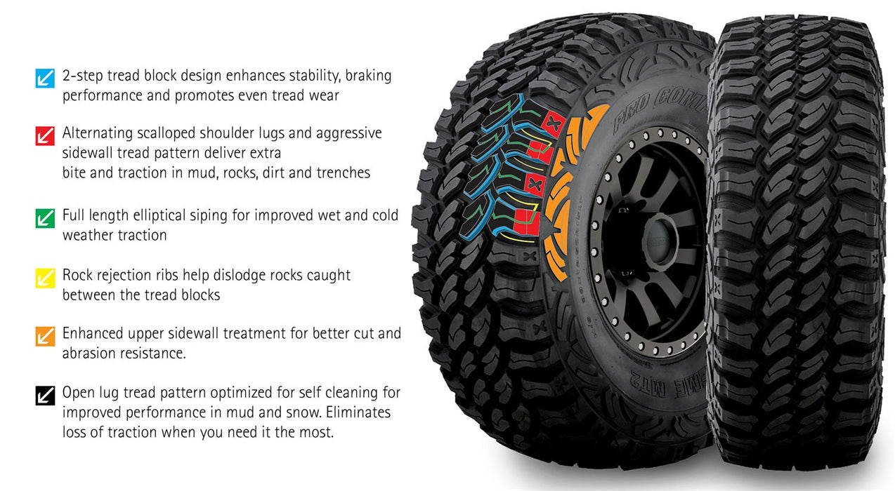 Pro Comp USA 75035 35/12.50R15 XTREME MT2 Pro Comp Tire