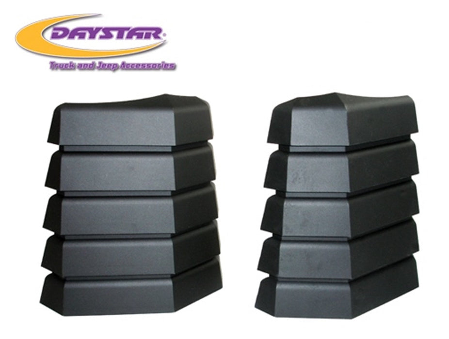 Daystar KJ71042BK 87-06 Jeep Wrangler YJ and TJ Wrangler Hood Vents Black Pair Daystar