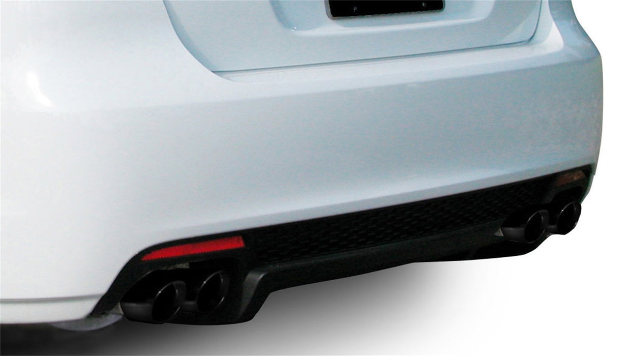 Corsa Performance 14950BLK 2.5 Inch Cat-Back Plus X-Pipe Sport Exhaust Dual Rear Exit 3.0 Inch Black Tips 08-09 Pontiac G8 GXP/GT 6.0L/6.2L V8 Stainless Steel Corsa Performance