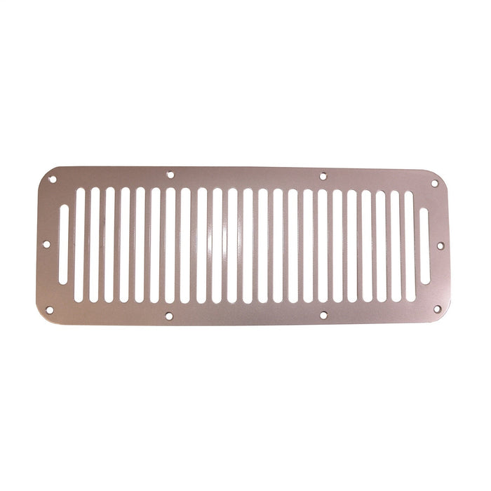 Rugged Ridge 11185.06 Hood Vent Cover; Satin Stainless Steel; Cowl;