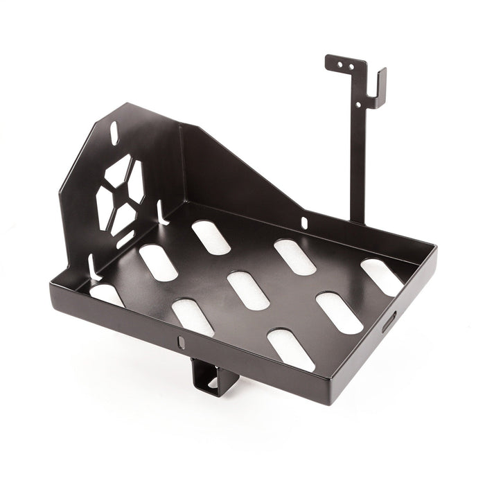 Rugged Ridge 11214.54 Battery Tray; Dual; Black Powder Coated;