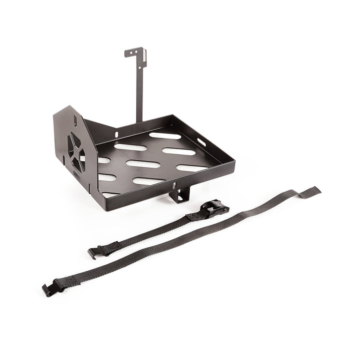 Rugged Ridge 11214.54 Battery Tray; Dual; Black Powder Coated;