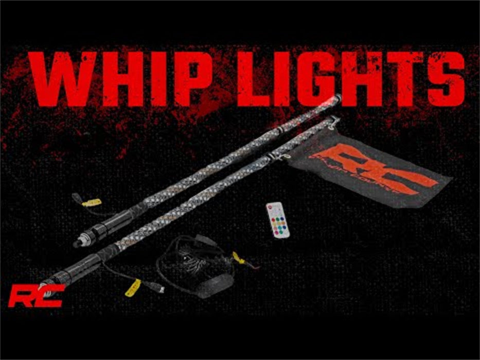 Rough Country 93049 Polaris LED Whip Light Bed Mounting System 17-20 General/14-20 Ranger Rough Country