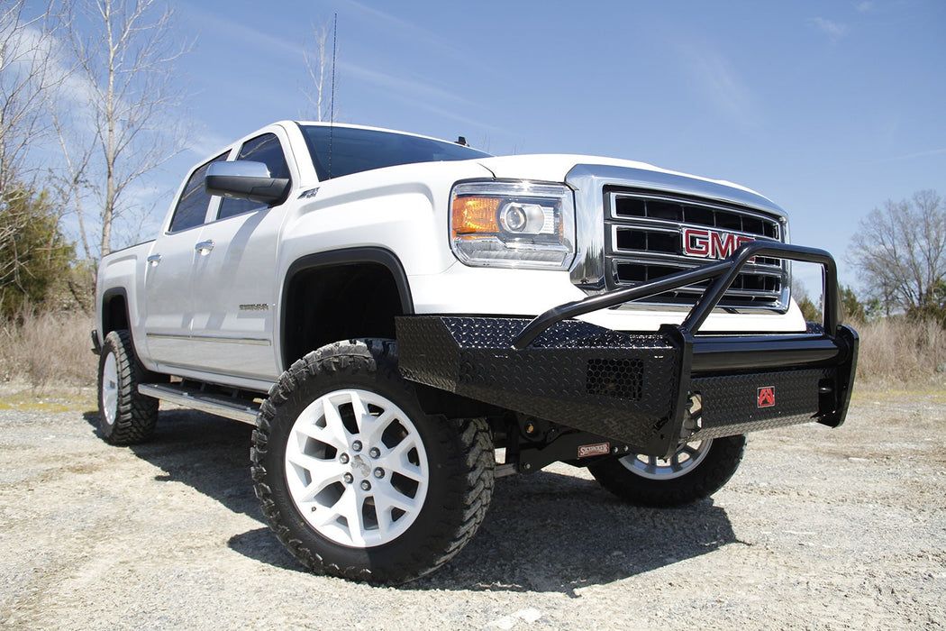 Fab Fours GM07-K2162-1 Black Steel Front Ranch Bumper