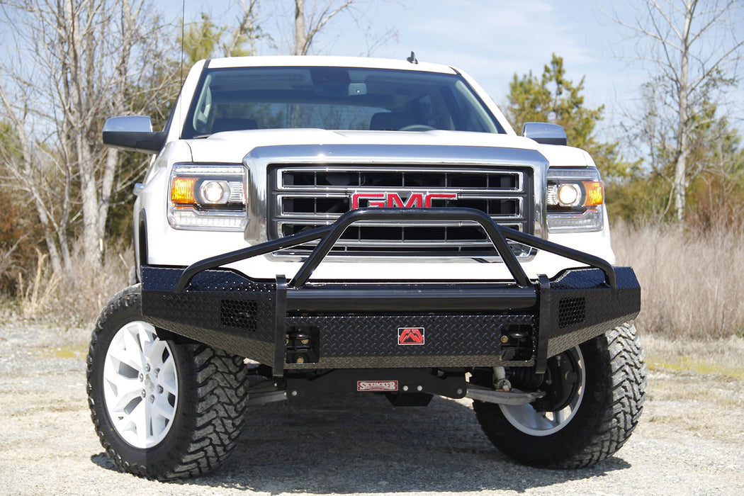Fab Fours GM07-K2162-1 Black Steel Front Ranch Bumper