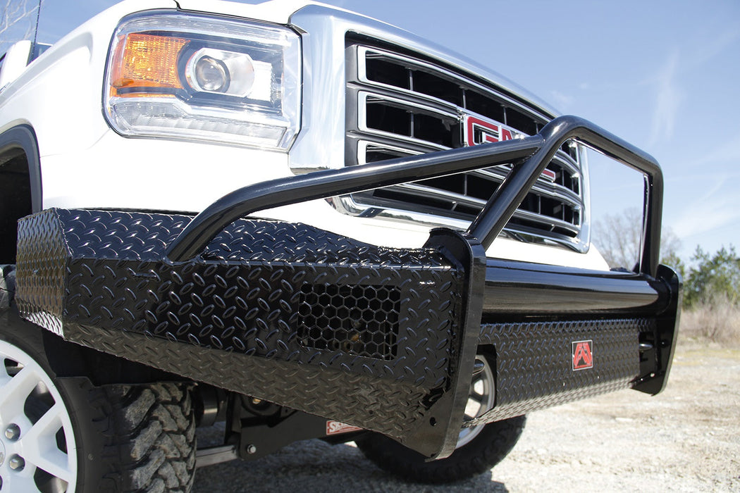 Fab Fours GM07-K2162-1 Black Steel Front Ranch Bumper