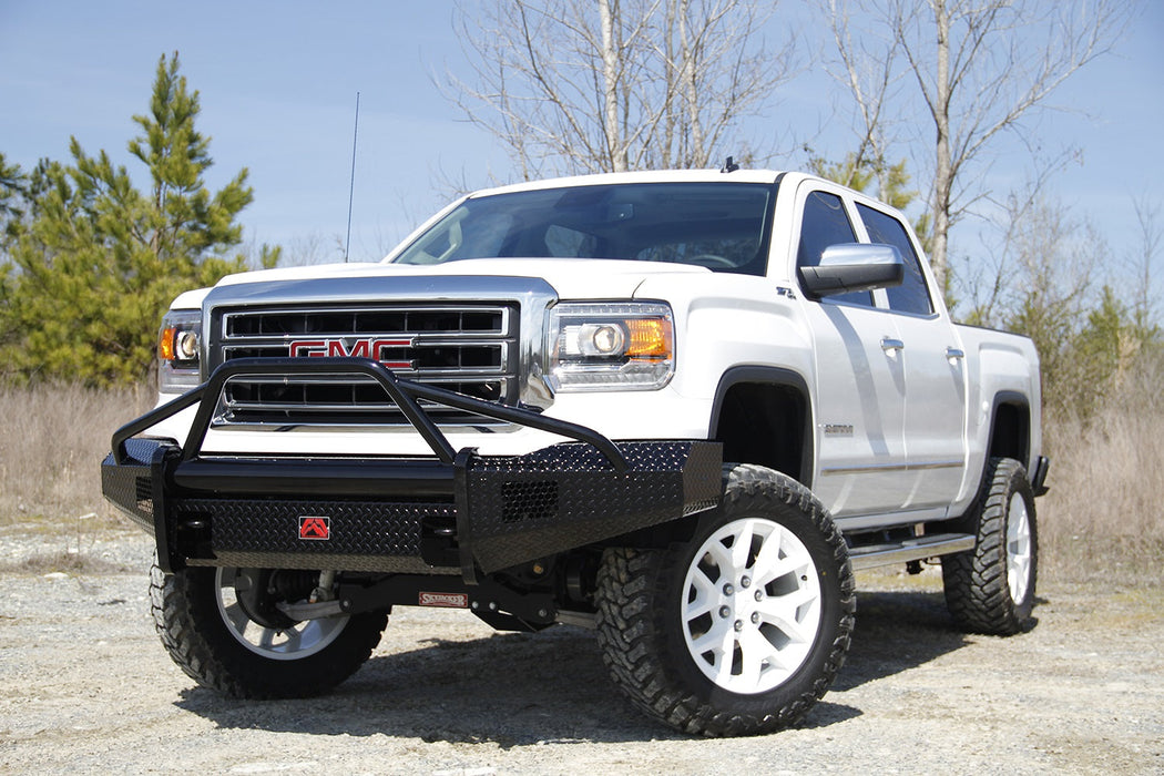 Fab Fours GM07-K2162-1 Black Steel Front Ranch Bumper